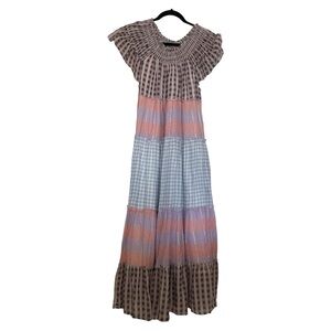 Free people maxi mixed fabric Women’s dress